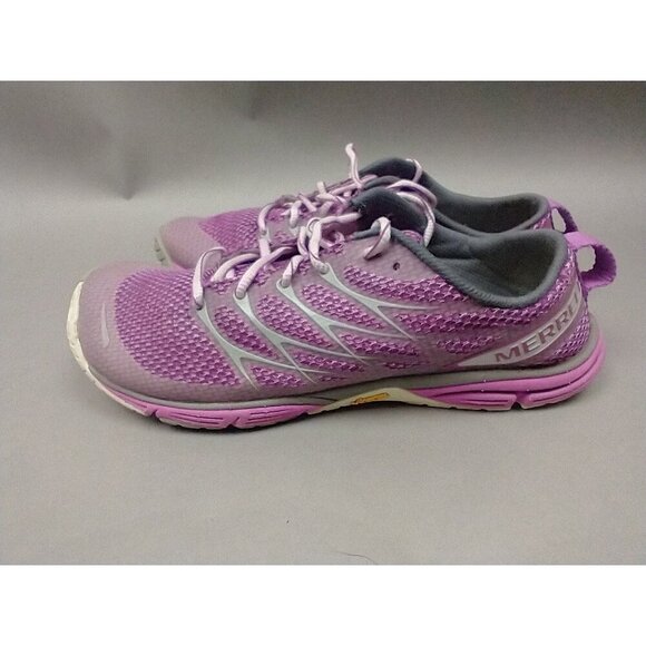 Merrell Road Glove Dash 3 Women's 7 Running Sneaker Shoe Purple Barefoot Vibram - Picture 3 of 11